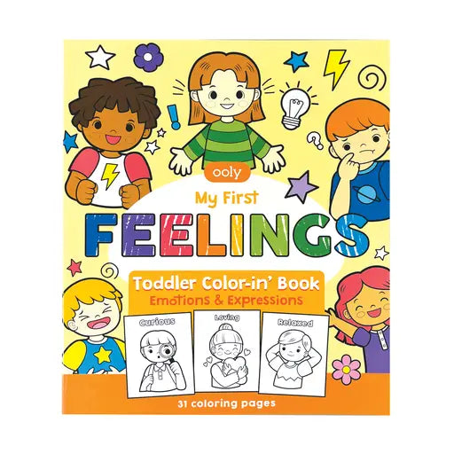 Color-In' Book - Feelings