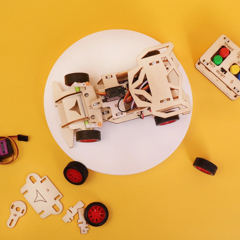 Steering Remote Controlled Car Diy Kit