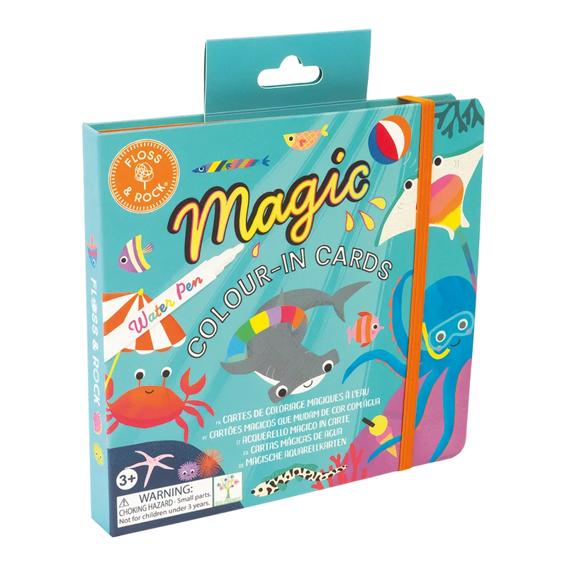 Magic colour-in cards: Ocean