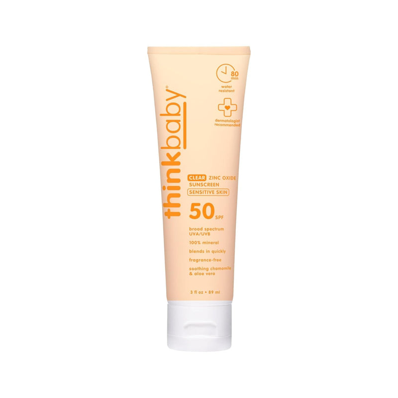 New! Clear Zinc Sunscreen SPF 50, 3oz