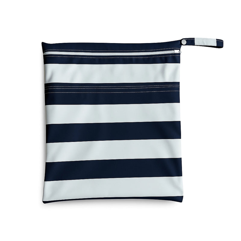 Wet Bag (Navy Stripes)