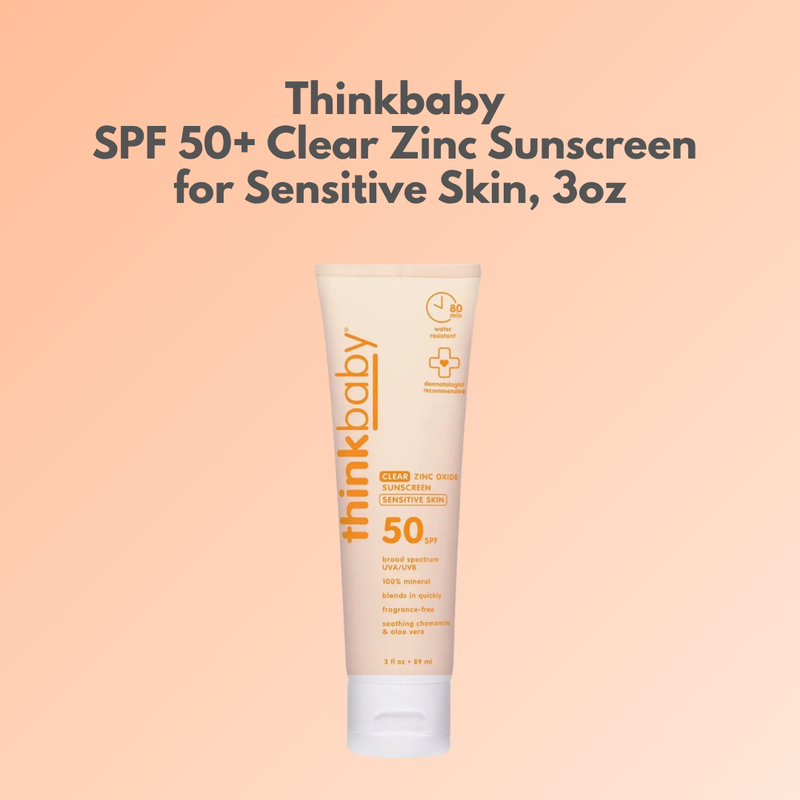 New! Clear Zinc Sunscreen SPF 50, 3oz