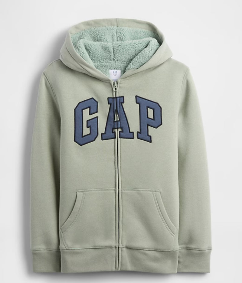 갭 양털 후디 자켓  (Iceberg Green)