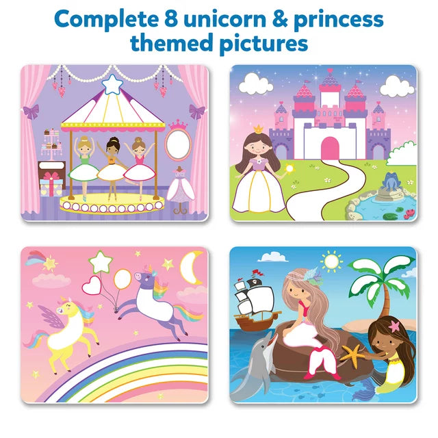Set of Dot it! Stickering and Magnets - Unicorns/Princess
