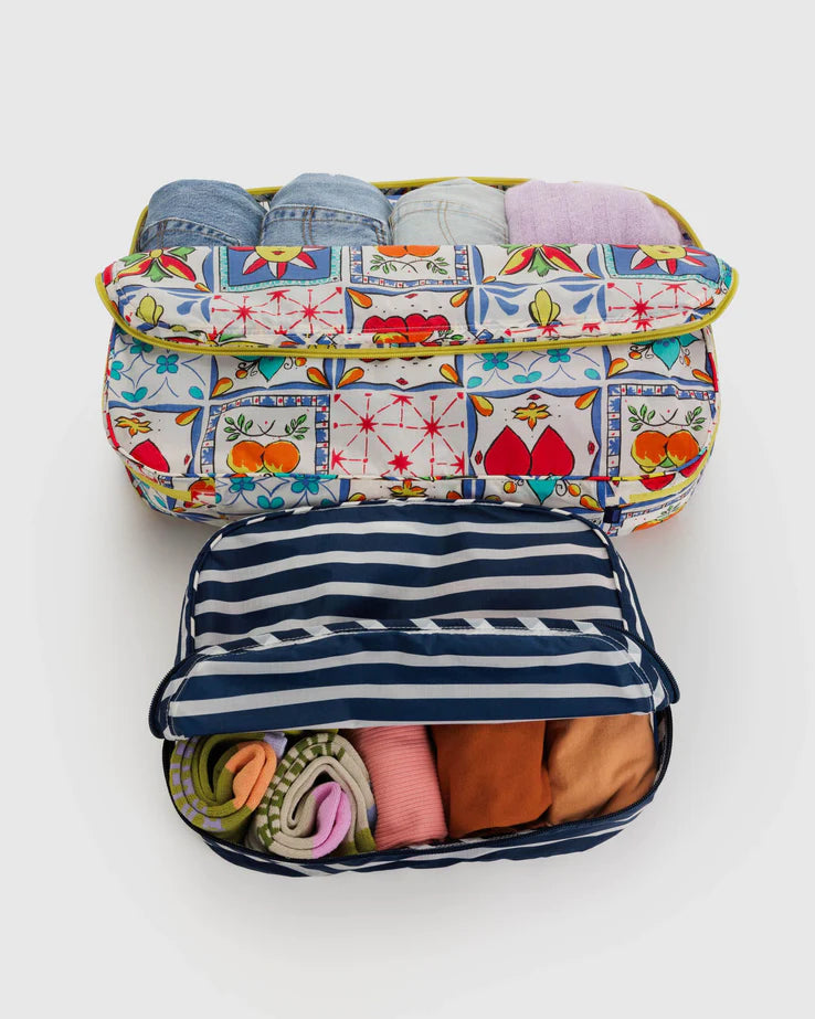 Large Packing Cube Set - Vacation Tile