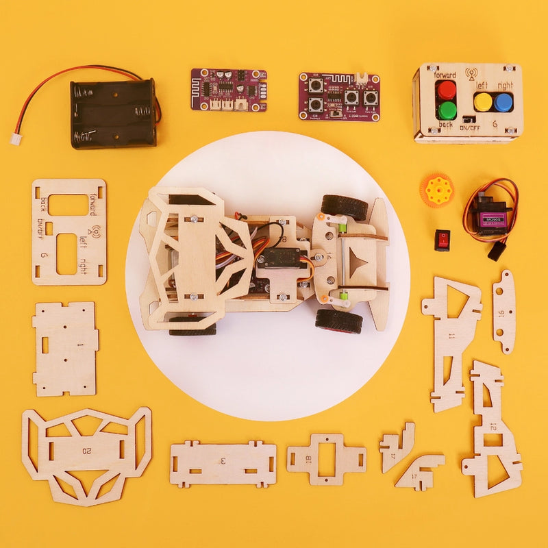 Steering Remote Controlled Car Diy Kit