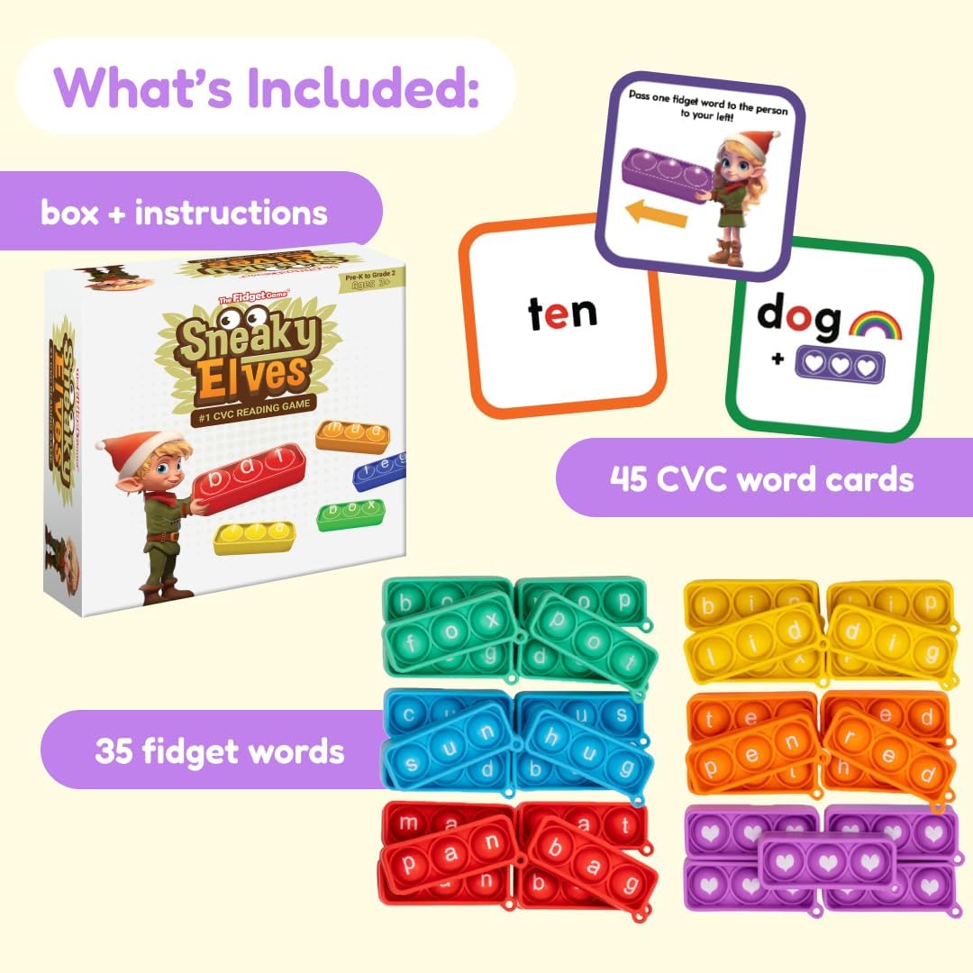 Sneaky Elves, CVC Reading Game