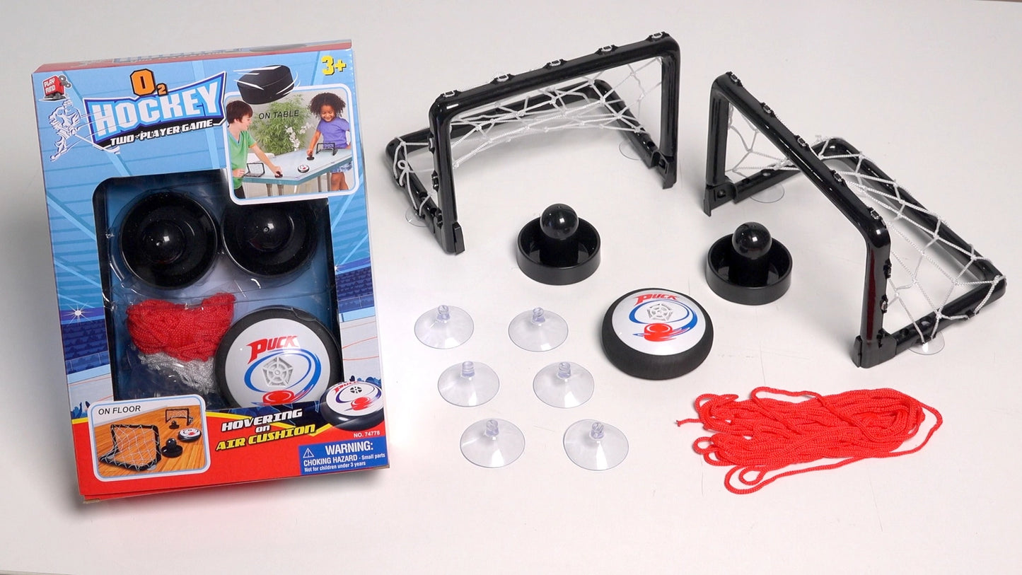 O2 Hockey - Play Air Hockey Game Set