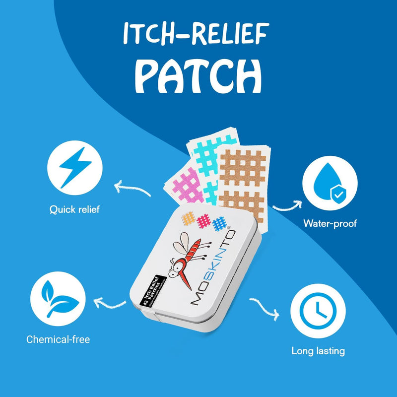 Moskinto 42ct : The Original Itch Relief Patch 모스킨토 틴