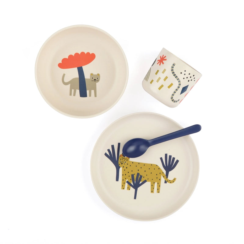 Kids Dish Set - Leopard