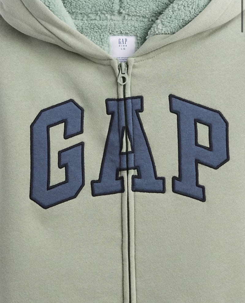 갭 양털 후디 자켓  (Iceberg Green)