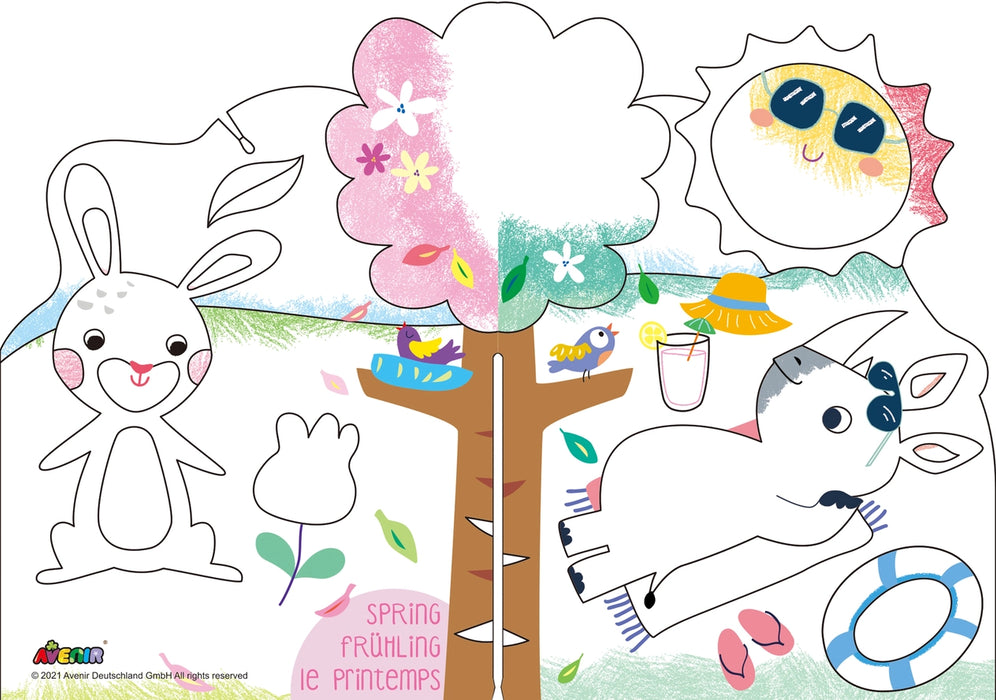 Crayon Activity Kit Into the Seasons