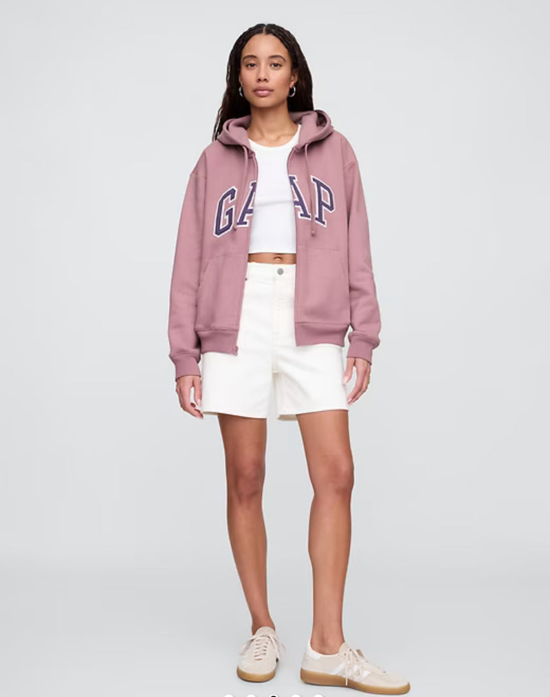 클래식 우먼 후드 자켓 (인디고핑크)