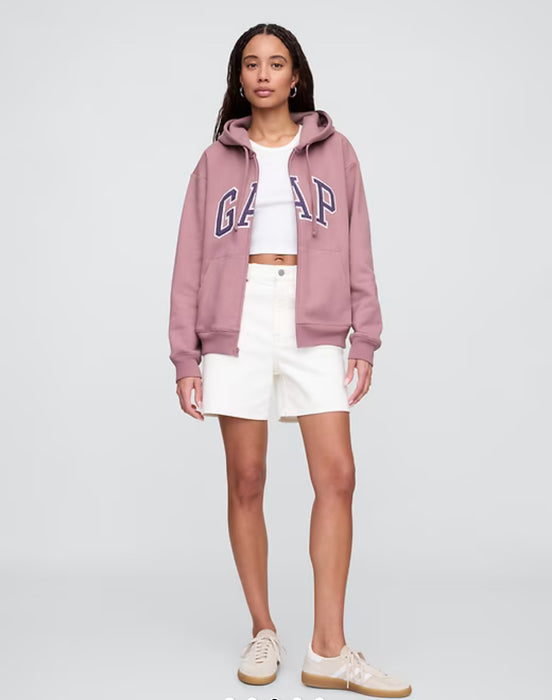 클래식 우먼 후드 자켓 (인디고핑크)