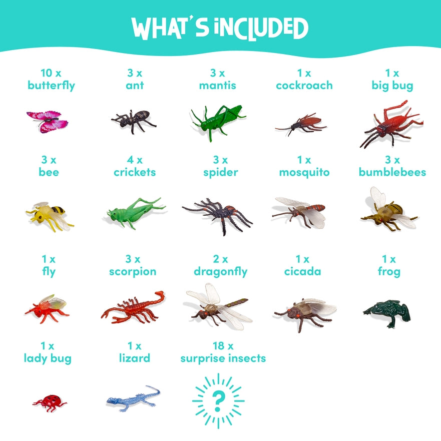 50 Different Fake Insects