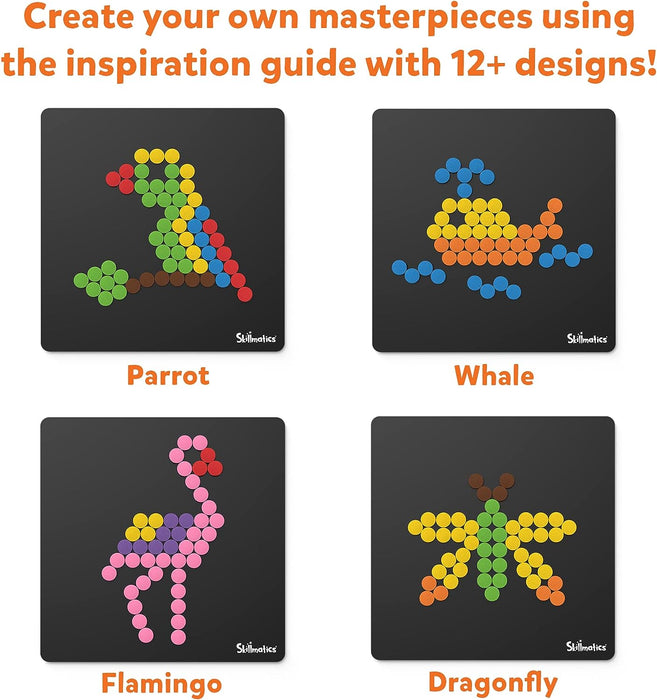 Set of Dot it! Stickering and Magnets - Dinosaurs/animal planet