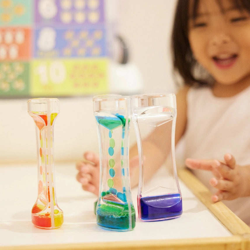 5 Sensory Liquid Motion Toy Timers