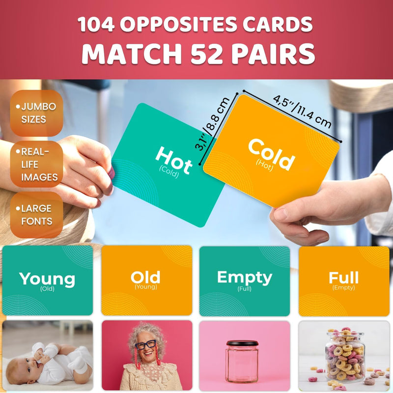 104 Opposites Vocabulary Flash Cards 반대말 카드