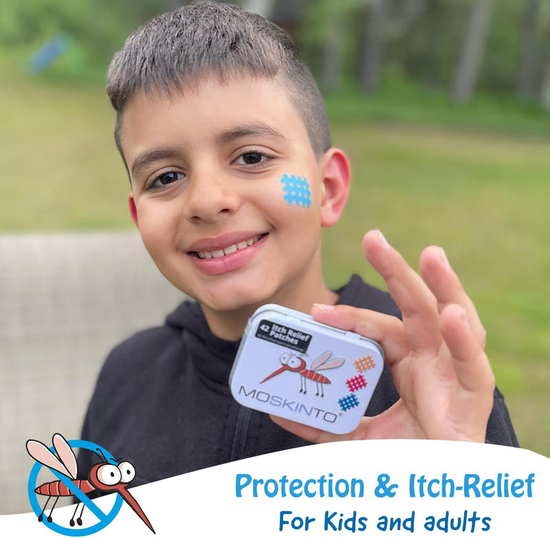 Moskinto 42ct : The Original Itch Relief Patch 모스킨토 틴
