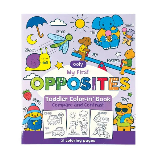 Color-In' Book - Opposites