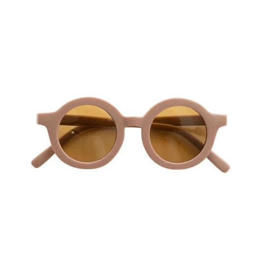 Sustainable Original Round Baby+Child Sunglasses - Burlwood