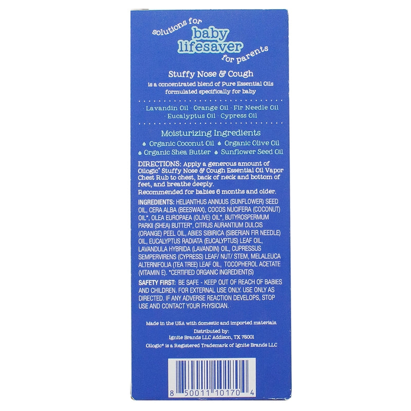 Stuffy Nose & Cough Vapor Chest Rub