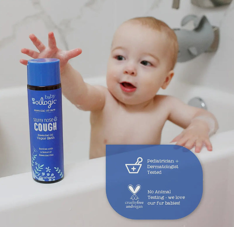 Stuffy Nose & Cough Essential Oil Vapor BATH