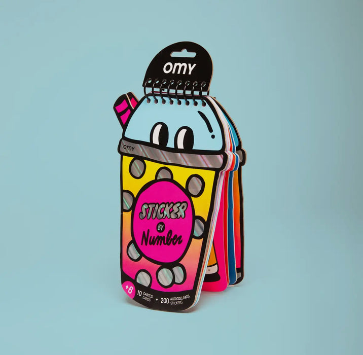 Sticker by Number (Bubble Tea)