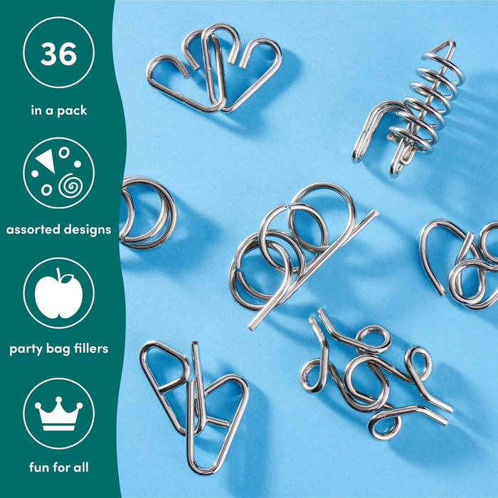 36 Metal Puzzles