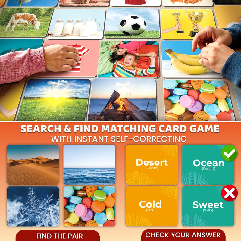 104 Opposites Vocabulary Flash Cards 반대말 카드