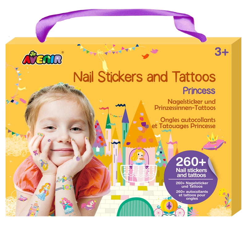 Nail Stickers and Tattoos Princess