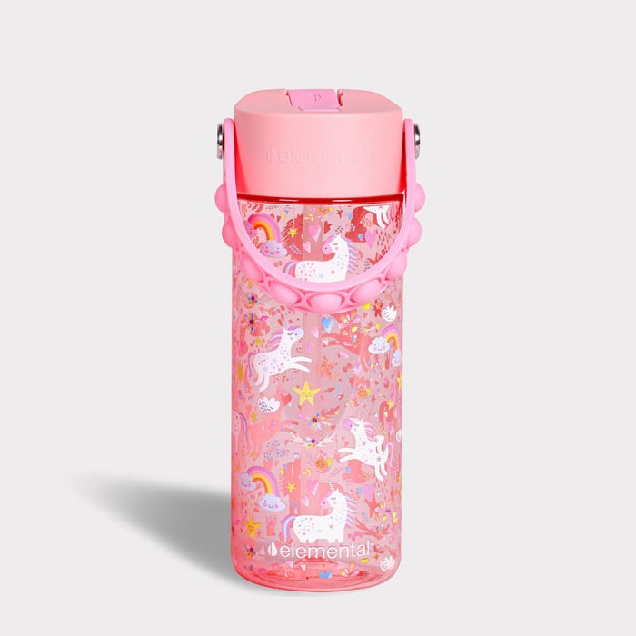 18oz Splash Pop Bottle -Unicorn