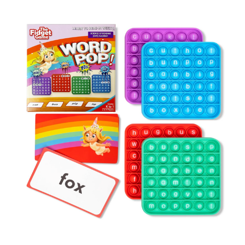 Fidget Word Pop, CVC Words