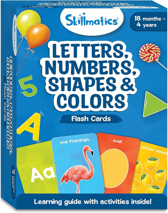 Flash Cards for Toddlers - Letters, Numbers, Shapes & Colors