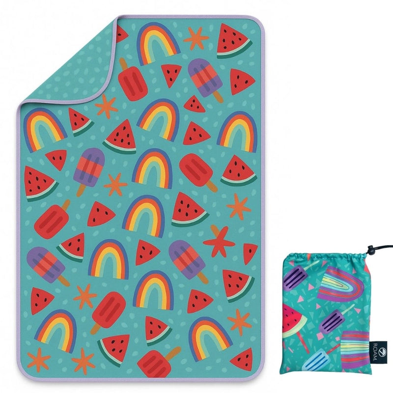 Kids UPF50+ Hooded Sunscreen Towel (Summer Fun)