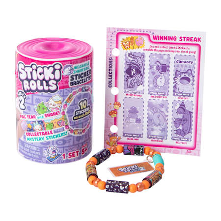 Mystery Wearable Sticker Bracelet Capsule Set