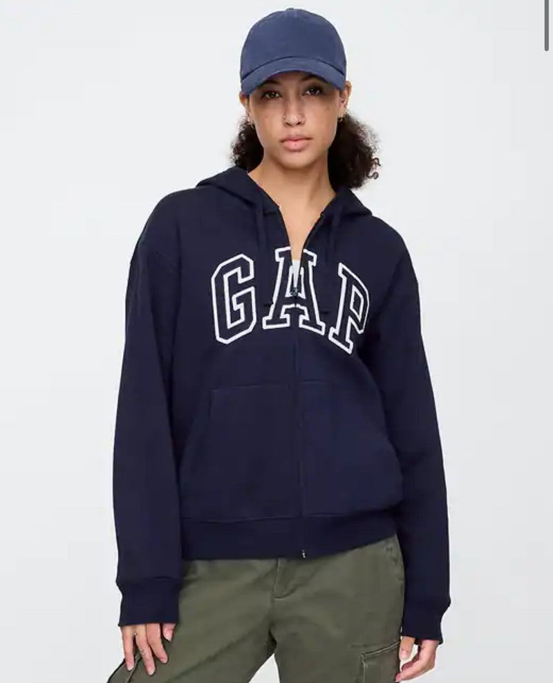 클래식 우먼 후드 자켓 (네이비)