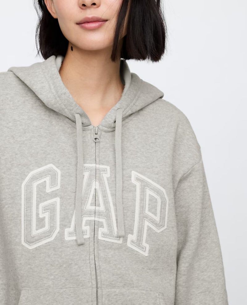 클래식 우먼 후드 자켓 (그레이)