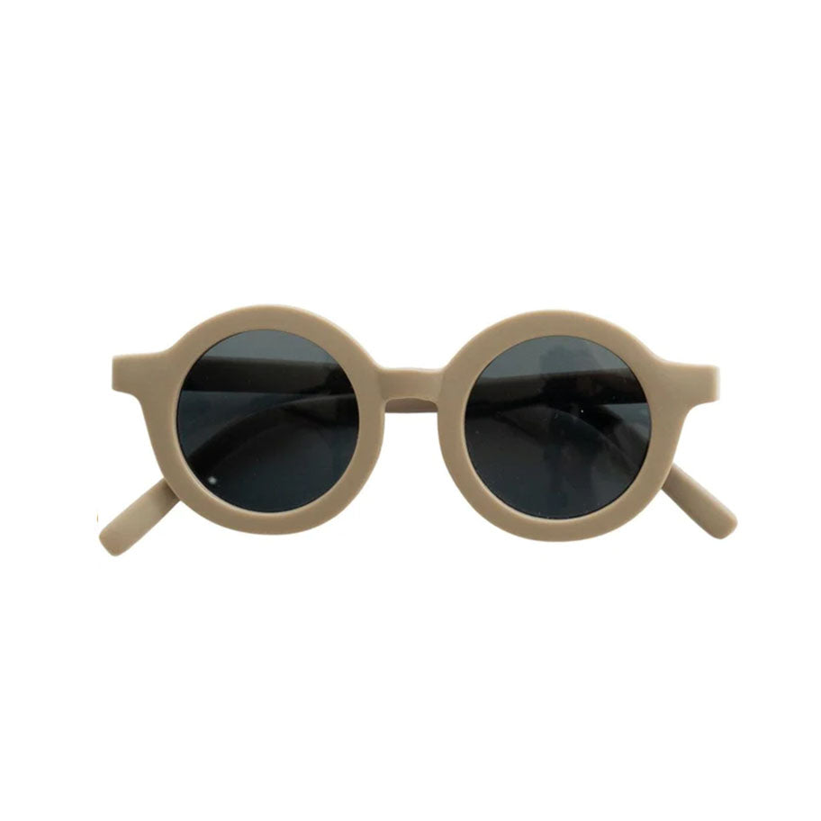 Sustainable Original Round Baby+Child Sunglasses - Stone