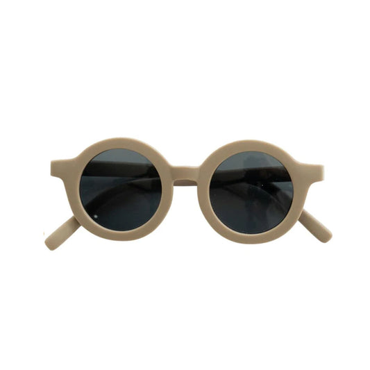 Sustainable Original Round Baby+Child Sunglasses - Stone