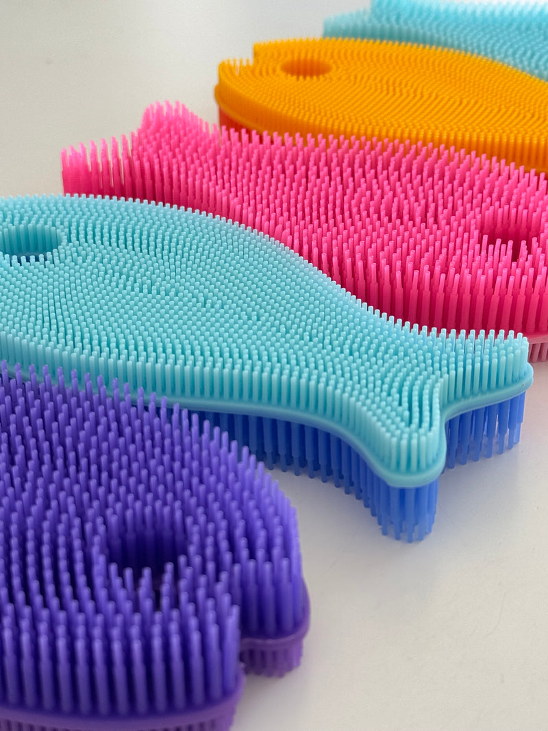 Silicone Fish Bath Scrub