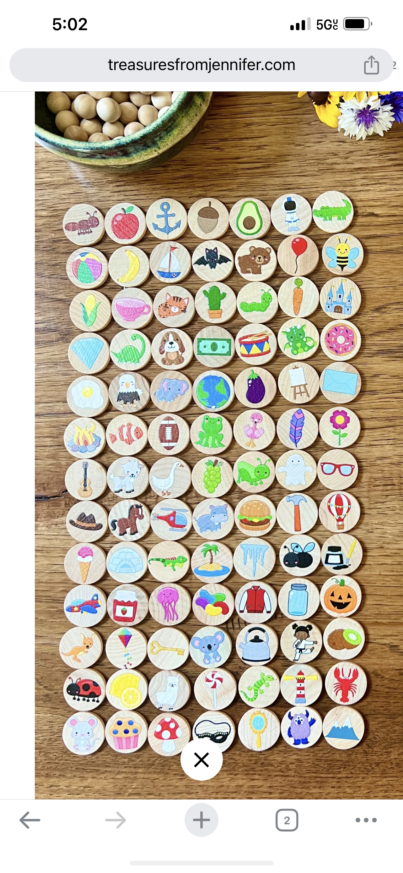 Small Coins-Alphabet Objects (182pcs)