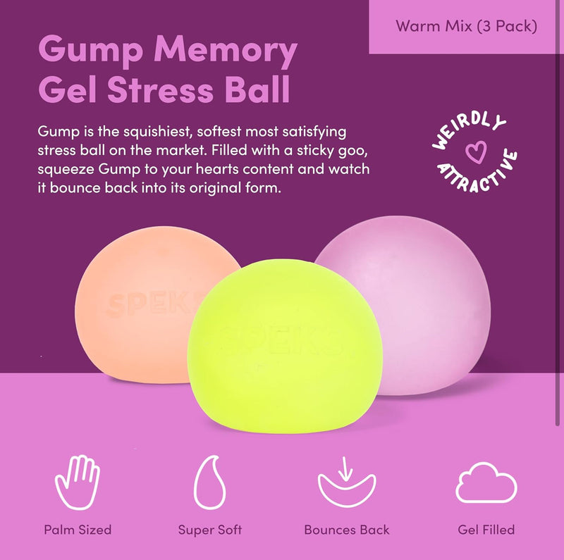 SPEK Stress Ball Original 3PK (Warm Set)