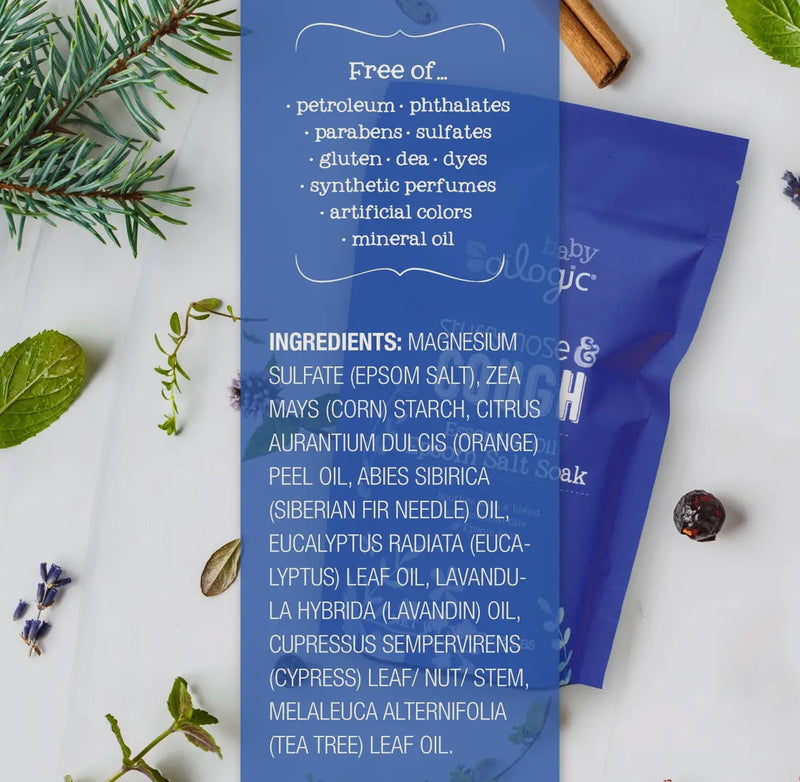 Stuffy Nose & Cough Essential Oil Epsom Salt (946ml)