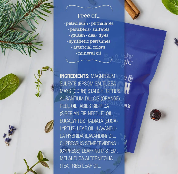 Stuffy Nose & Cough Essential Oil Epsom Salt (946ml)