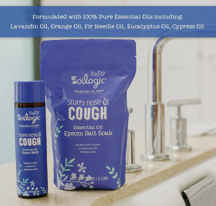 Stuffy Nose & Cough Essential Oil Epsom Salt (946ml)