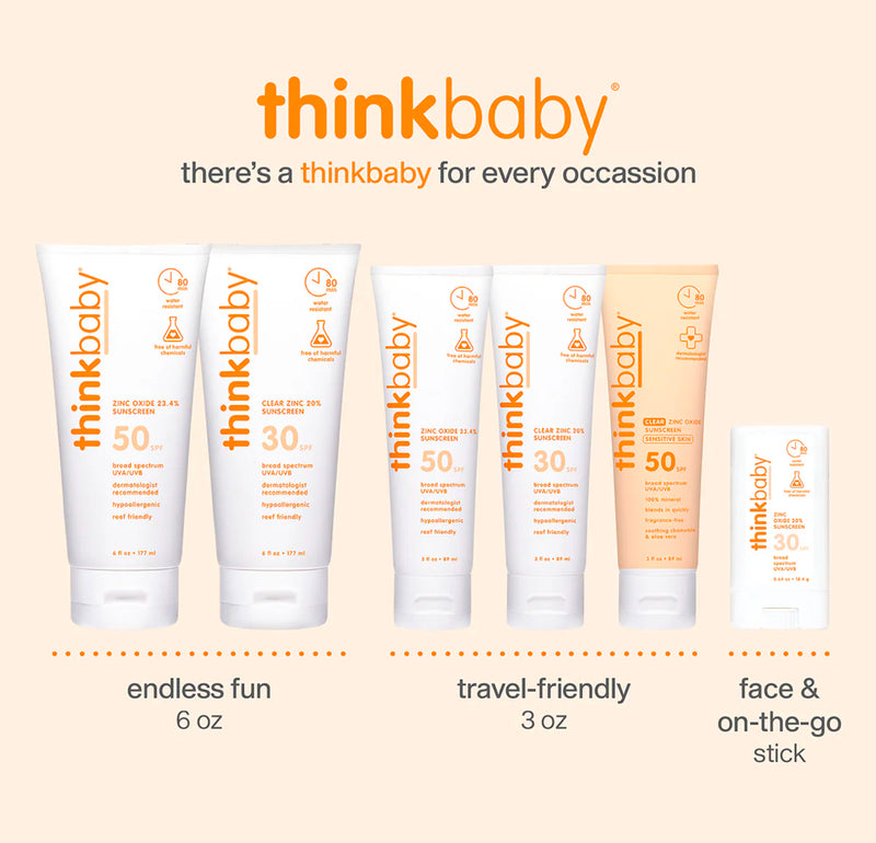 New! Clear Zinc Sunscreen SPF 50, 3oz