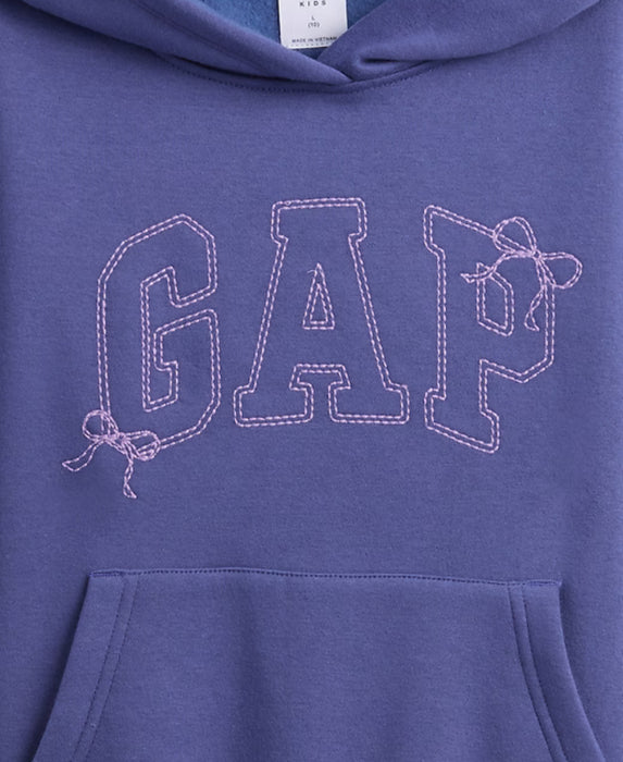 걸스 기모 릴렉스 핏 후디 (스키퍼블루)