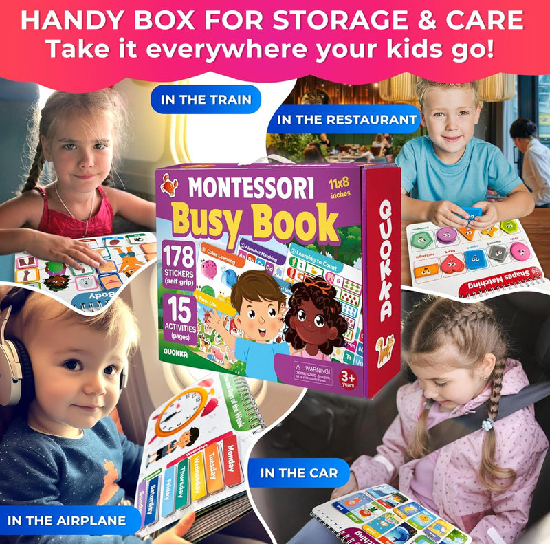 Montessori Busy Book for Toddlers