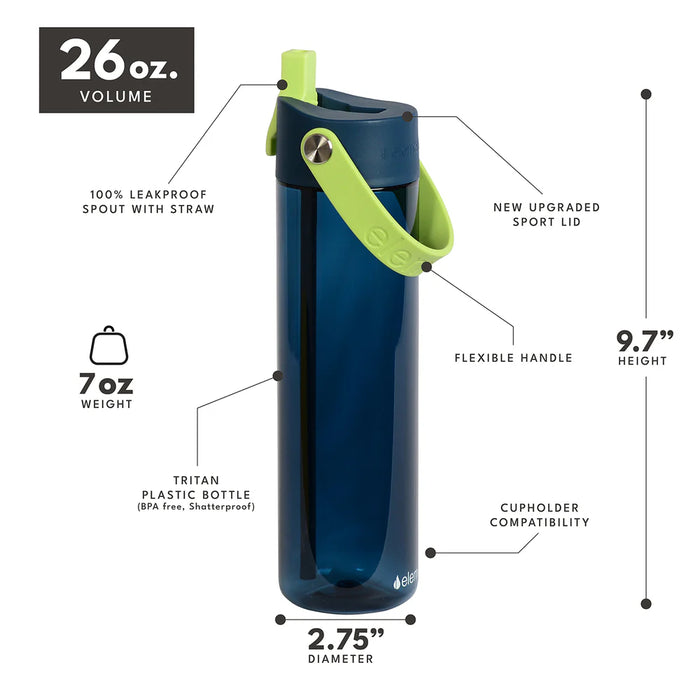 26oz Water Bottle - Deep Sea